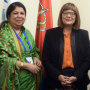 14 October 2019 National Assembly Speaker Maja Gojkovic and the Speaker of Parliament of the People’s Republic of Bangladesh Shirin Sharmin Chaudhuri